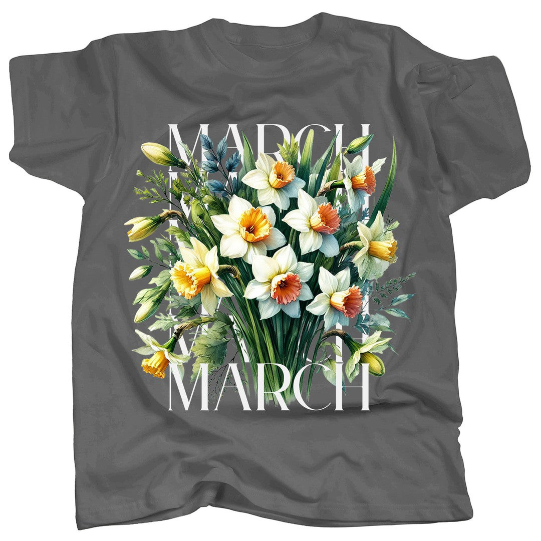 BIRTH FLOWER - MARCH - Daffodil - T-Shirt