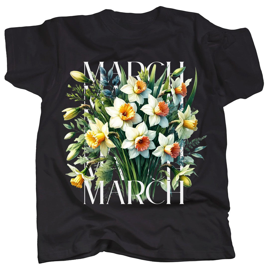 BIRTH FLOWER - MARCH - Daffodil - T-Shirt