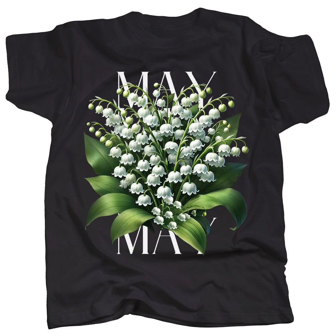 BIRTH FLOWER - MAY - LILY of the VALLEY - T-Shirt