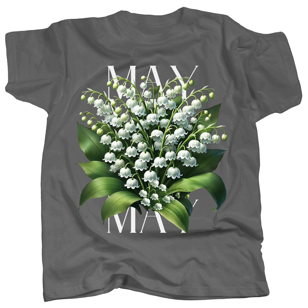 BIRTH FLOWER - MAY - LILY of the VALLEY - T-Shirt