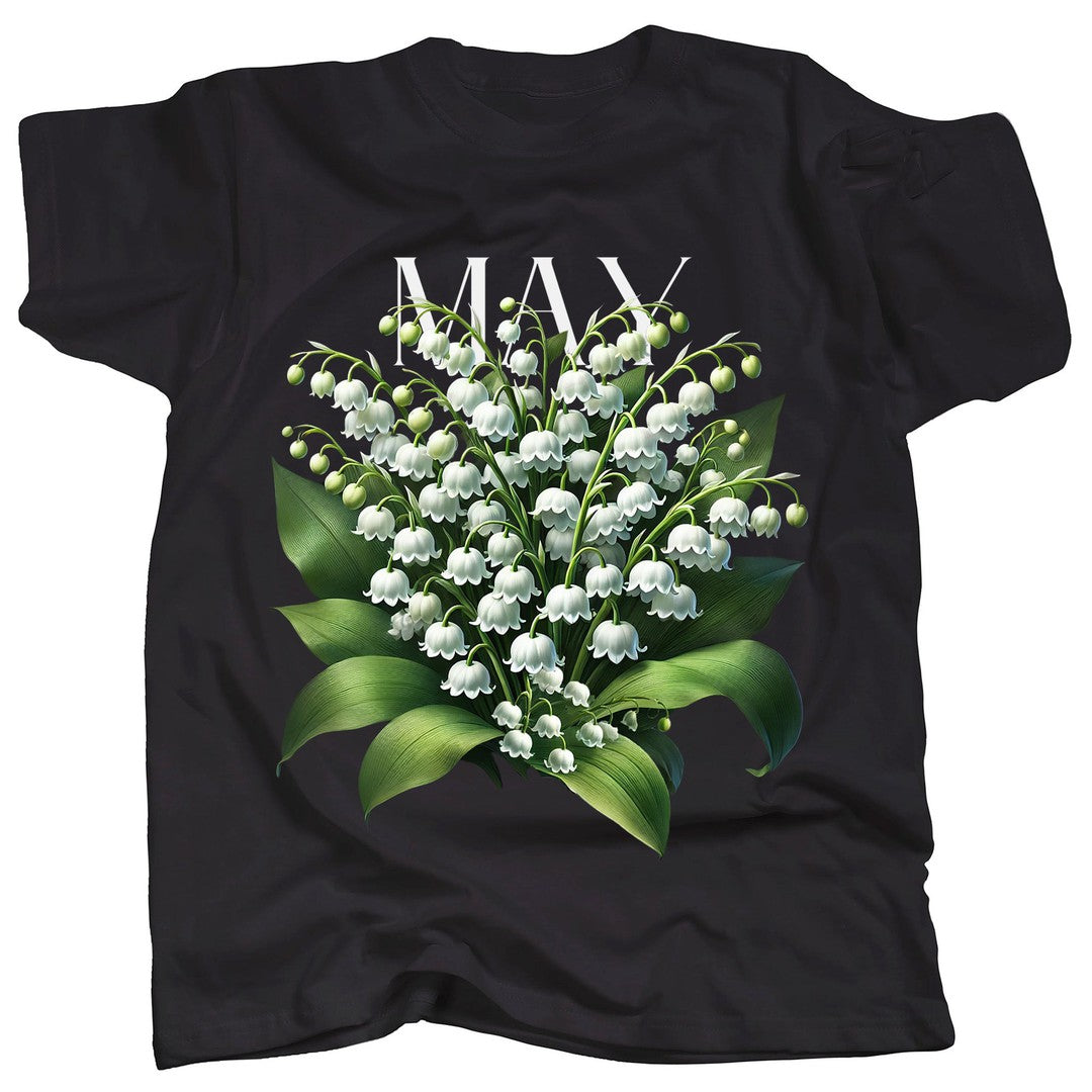 BIRTH FLOWER - MAY - LILY of the VALLEY - Single - T-Shirt