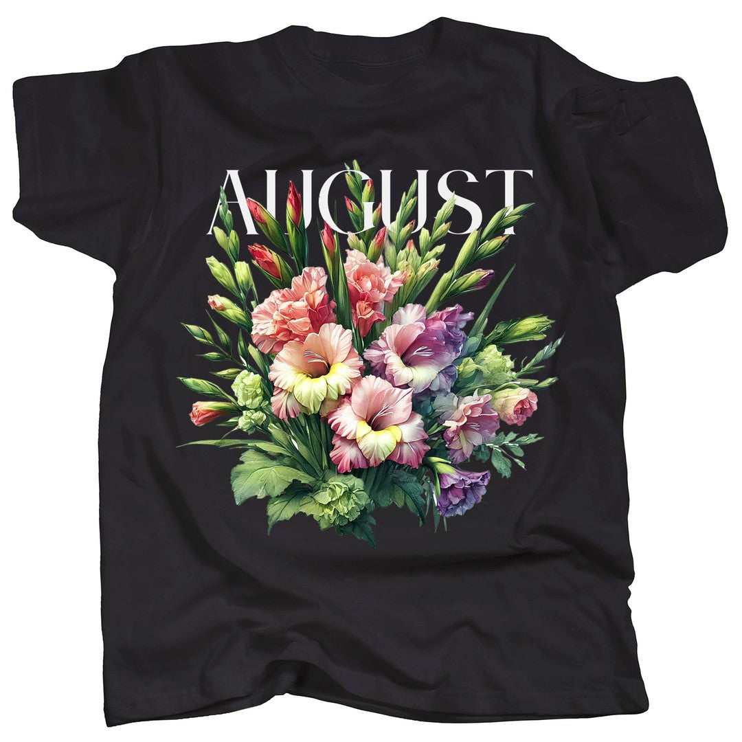 BIRTH FLOWER - AUGUST - GLADIOLUS - Single - T-Shirt