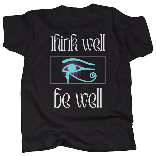 THINK WELL BE WELL- Eye of Horus Graphic T-Shirt