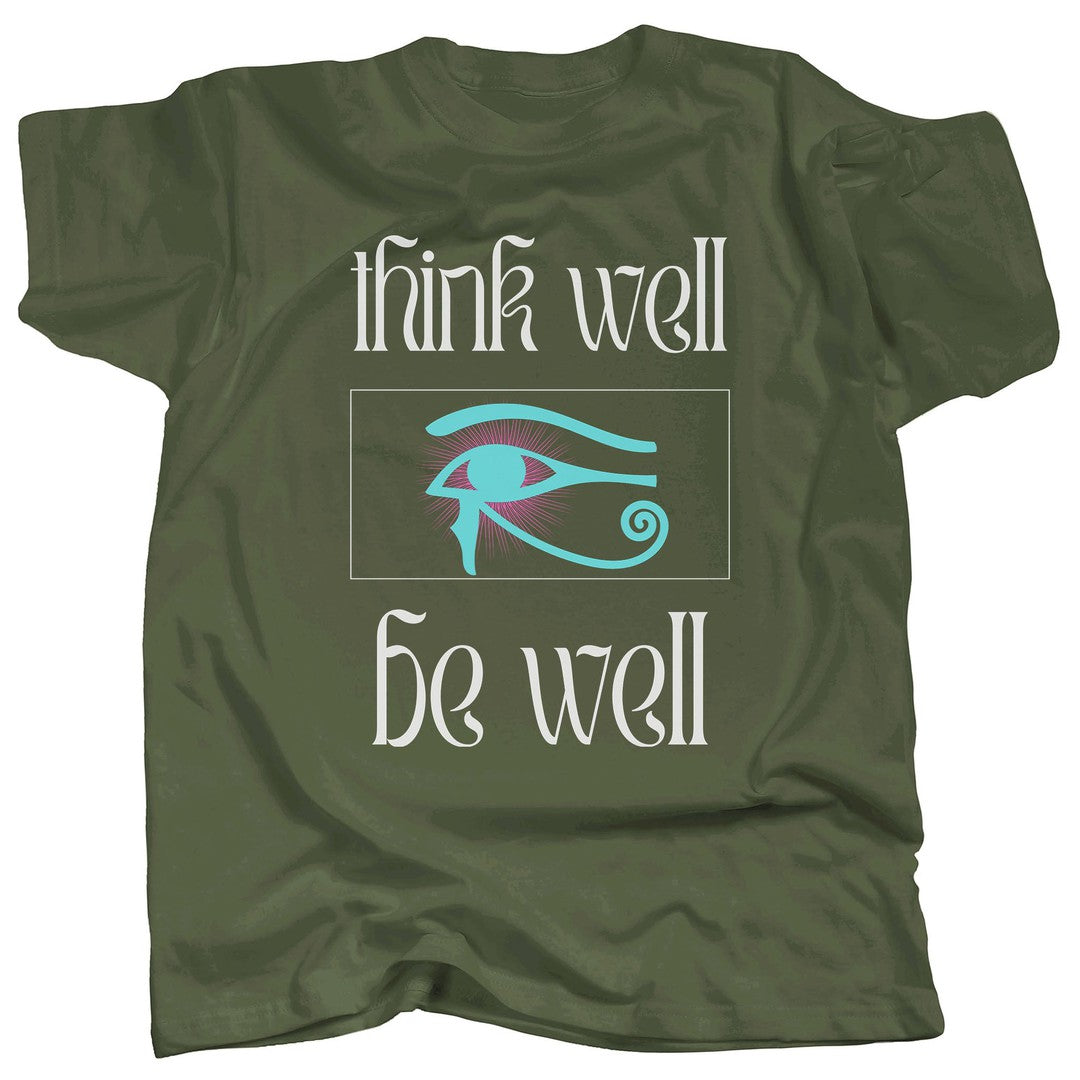 THINK WELL BE WELL- Eye of Horus Graphic T-Shirt
