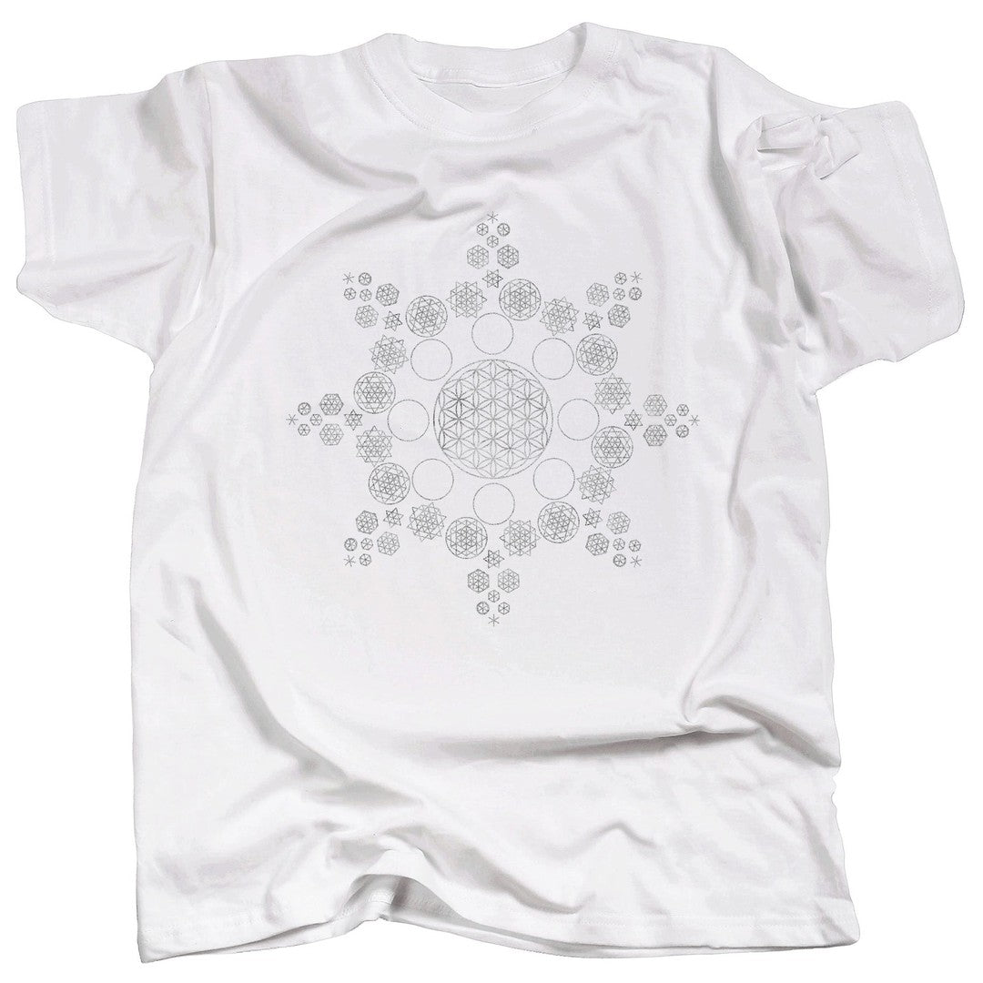 FLOWER OF LIFE STAR MANDALA - T-Shirt