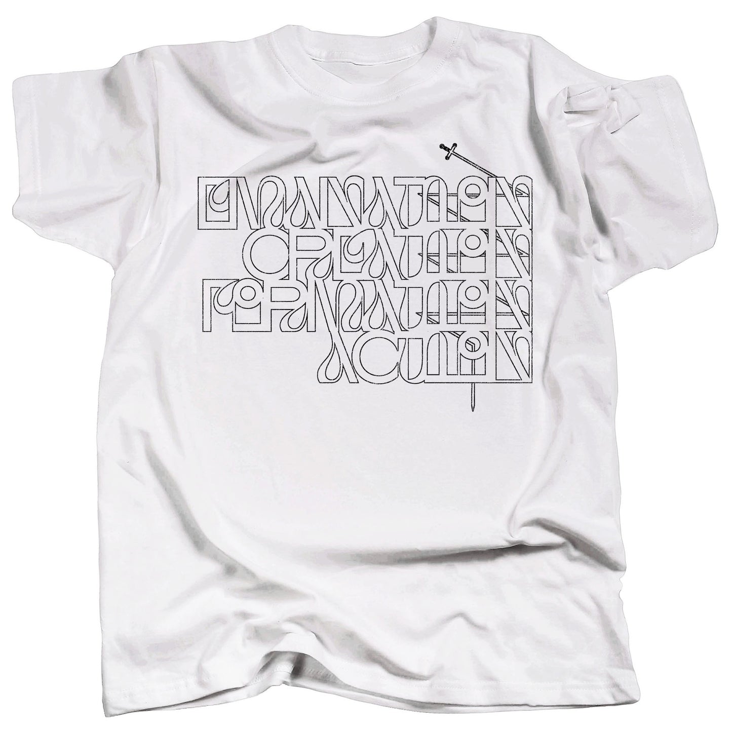 4 WORLDS OF MANIFESTATION - LINEWORK - Graphic T-Shirt