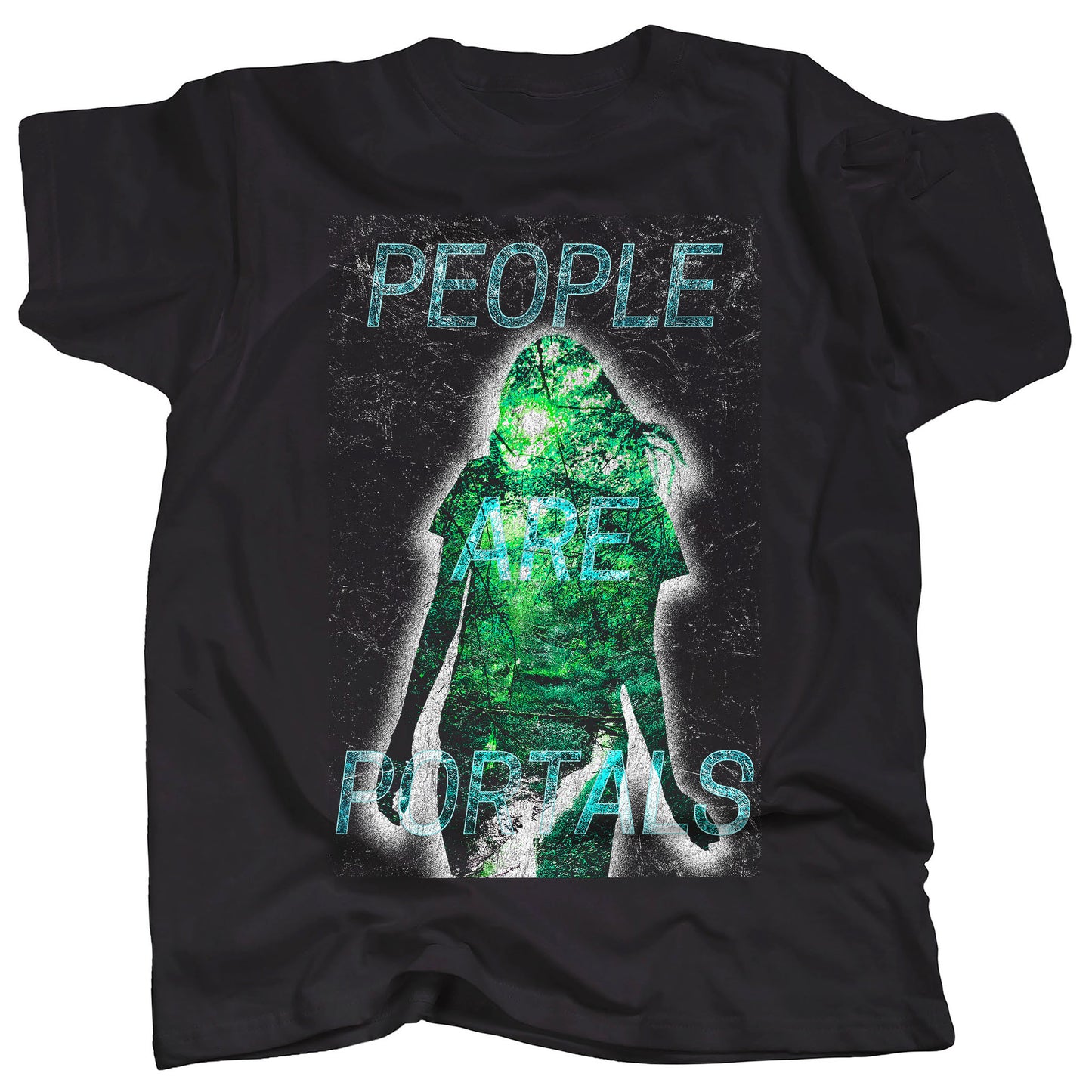 PEOPLE ARE PORTALS - Nature Vortex Graphic T-Shirt