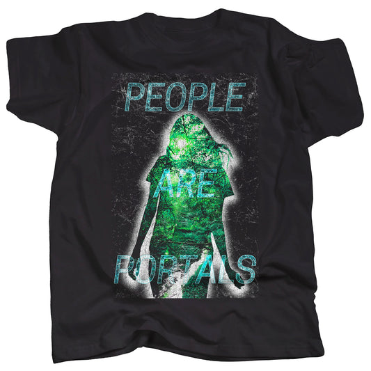 PEOPLE ARE PORTALS - Nature Vortex Graphic T-Shirt
