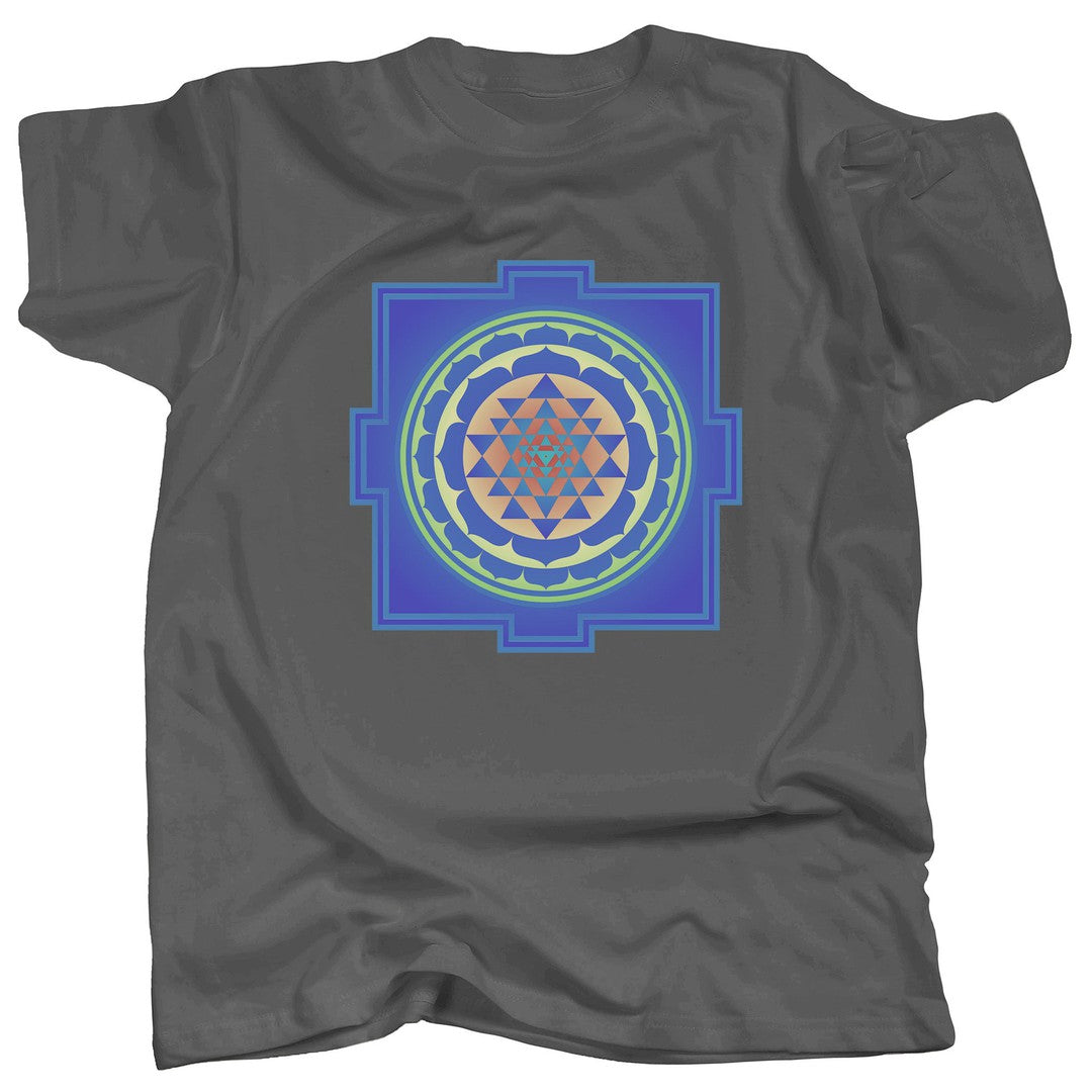 SRI YANTRA - BLUE - T-Shirt
