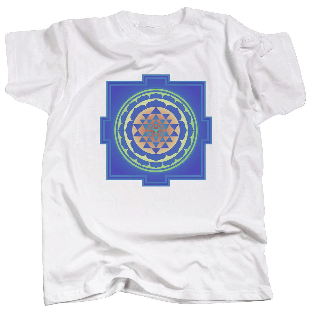 SRI YANTRA - BLUE - T-Shirt
