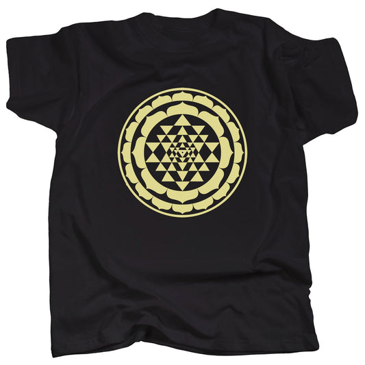 SRI YANTRA MONO - GOLD - T-Shirt
