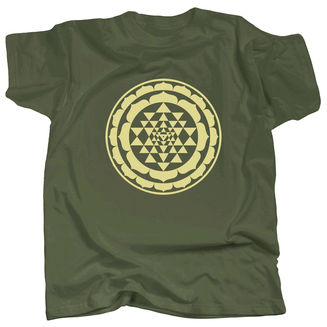 SRI YANTRA MONO - GOLD - T-Shirt