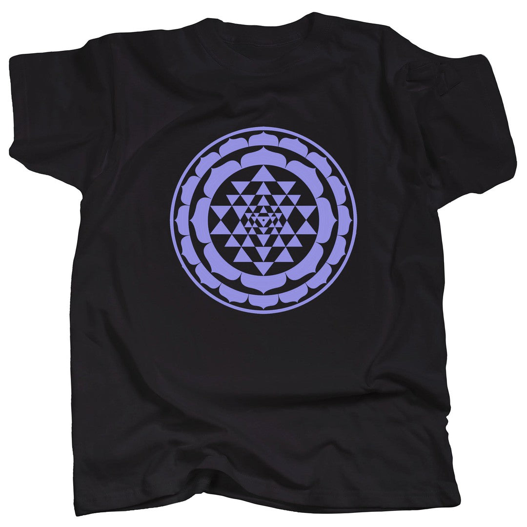 SRI YANTRA MONO - PURPLE - T-Shirt
