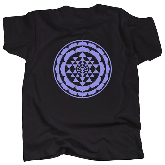 SRI YANTRA MONO - PURPLE - T-Shirt