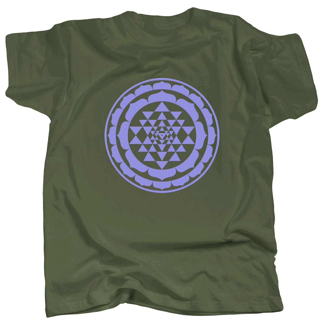 SRI YANTRA MONO - PURPLE - T-Shirt