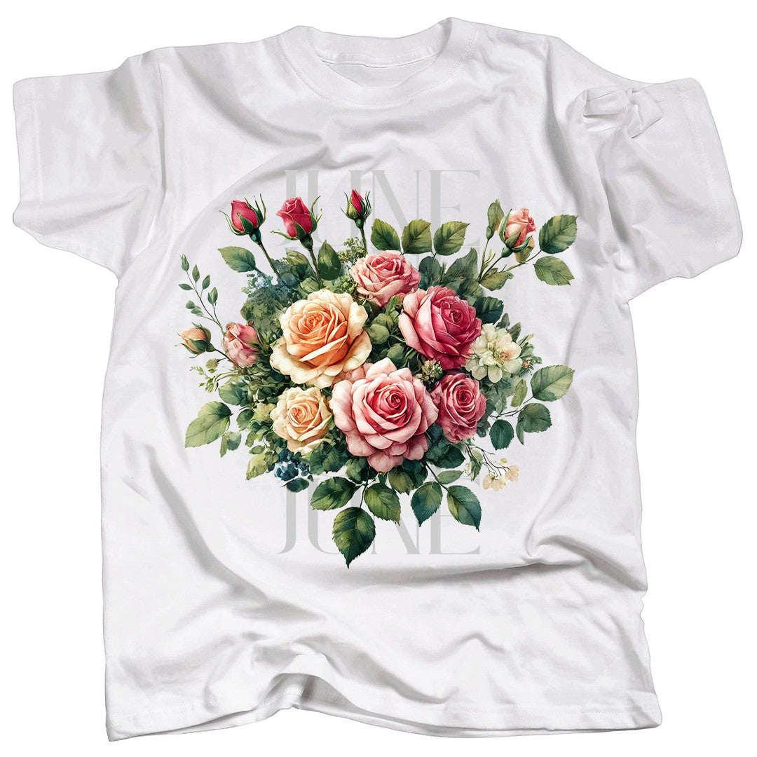 BIRTH FLOWER - JUNE - ROSE - T-Shirt