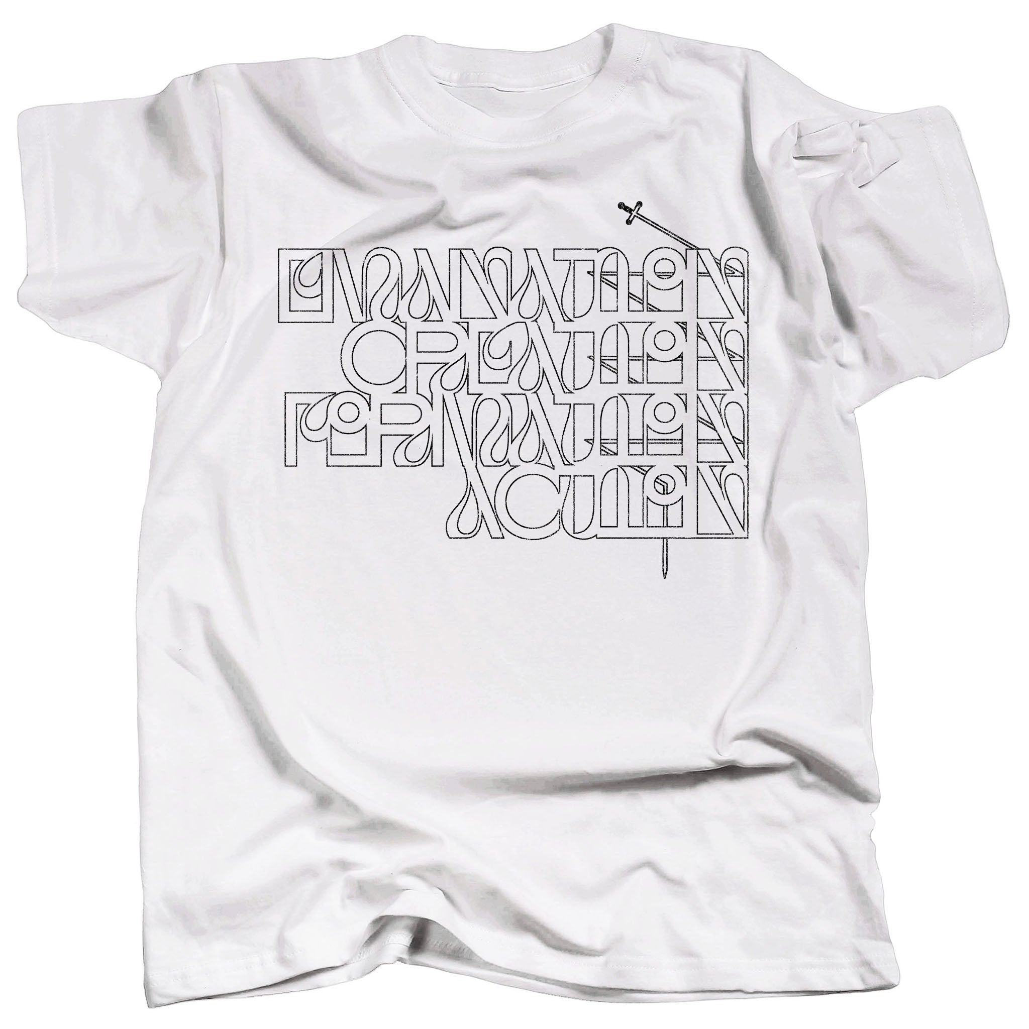 4 WORLDS OF MANIFESTATION - LINEWORK - Graphic T-Shirt