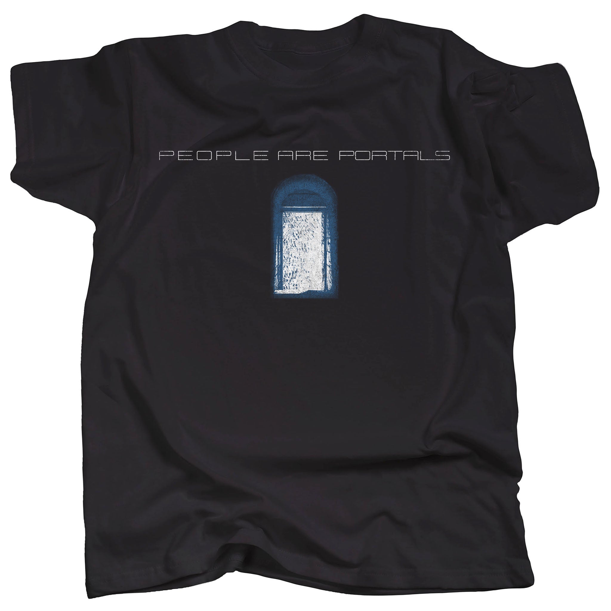 PEOPLE ARE PORTALS - Nature Vortex Graphic T-Shirt BACK PRINT