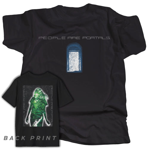 PEOPLE ARE PORTALS - Nature Vortex Graphic T-Shirt BACK PRINT