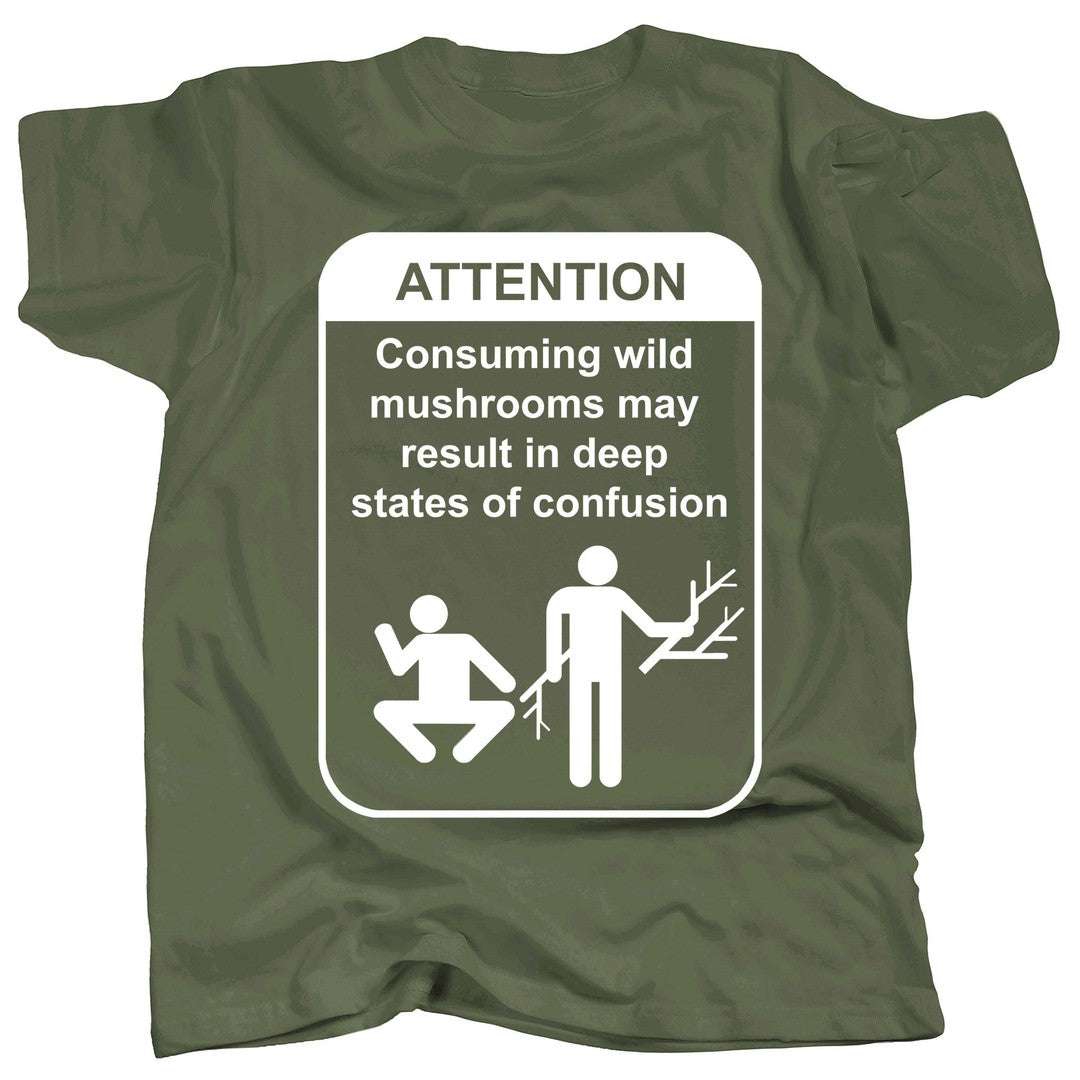 Deep States of Confusion Mushroom T-Shirt