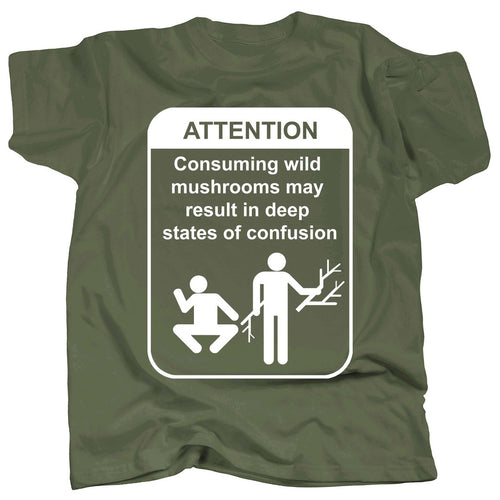 Deep States of Confusion Mushroom T-Shirt