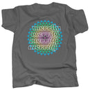 MULTICOLOR 1000 PETAL LOTUS - MERRILY T-Shirt