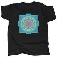 SRI YANTRA - TURQUOISE - T-Shirt