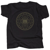 SRI YANTRA LINE - GOLD - T-Shirt