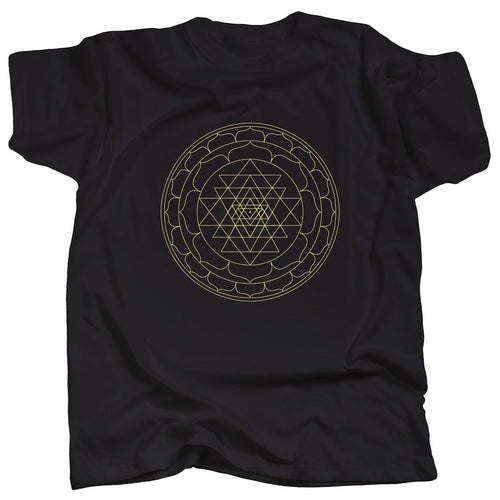 SRI YANTRA LINE - GOLD - T-Shirt
