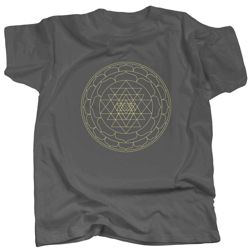 SRI YANTRA LINE - GOLD - T-Shirt