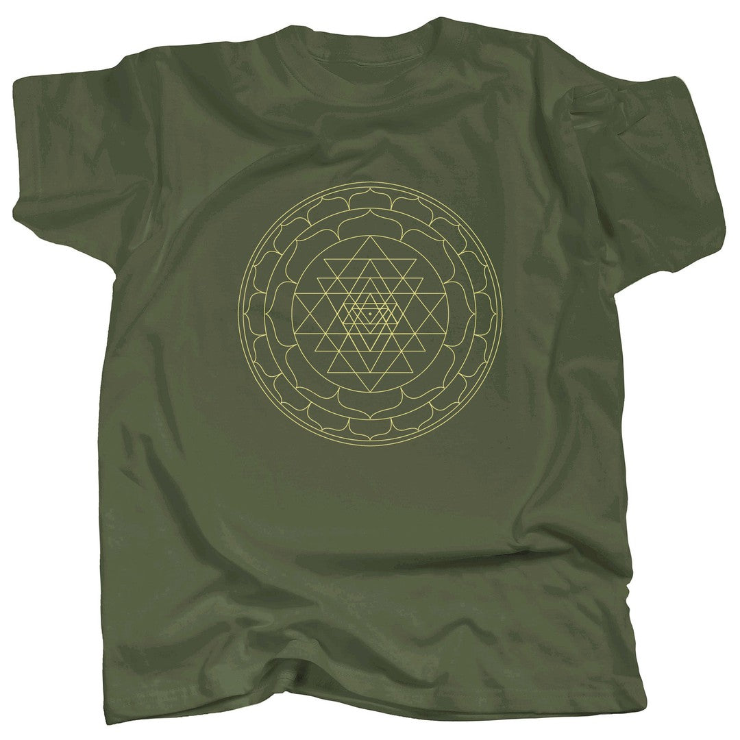 SRI YANTRA LINE - GOLD - T-Shirt