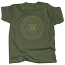 SRI YANTRA LINE - GOLD - T-Shirt