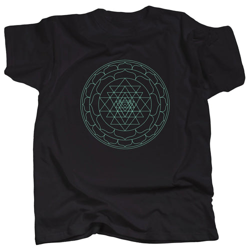 SRI YANTRA LINE - MINT - T-Shirt
