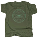SRI YANTRA LINE - MINT - T-Shirt