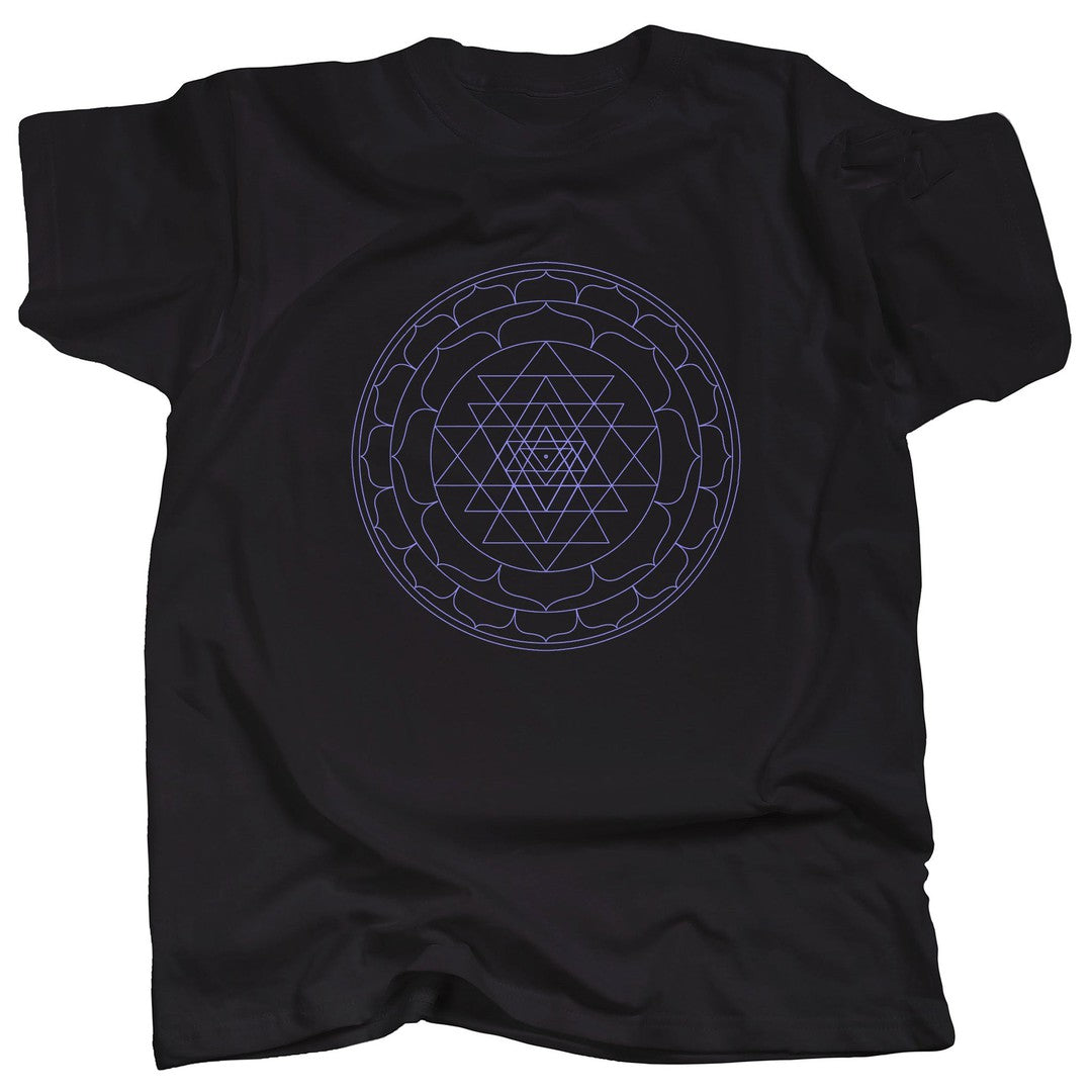 SRI YANTRA LINE - PURPLE - T-Shirt