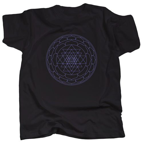 SRI YANTRA LINE - PURPLE - T-Shirt