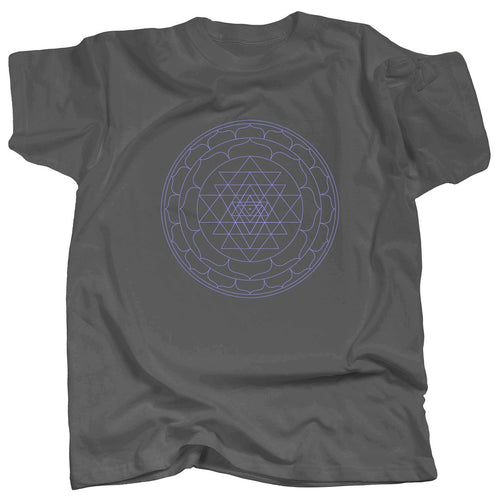 SRI YANTRA LINE - PURPLE - T-Shirt