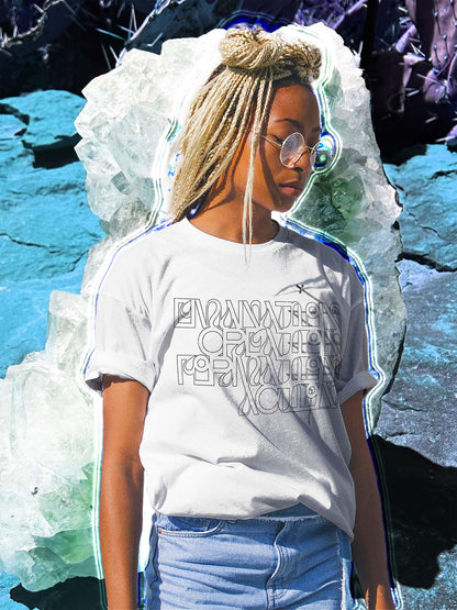 4 WORLDS OF MANIFESTATION - LINEWORK - Graphic T-Shirt